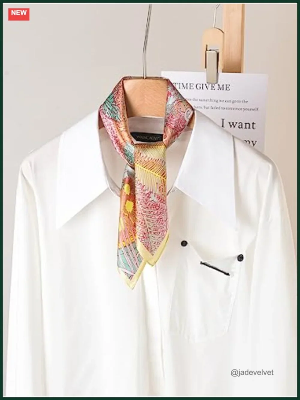 100% Mulberry Silk Scarf 21